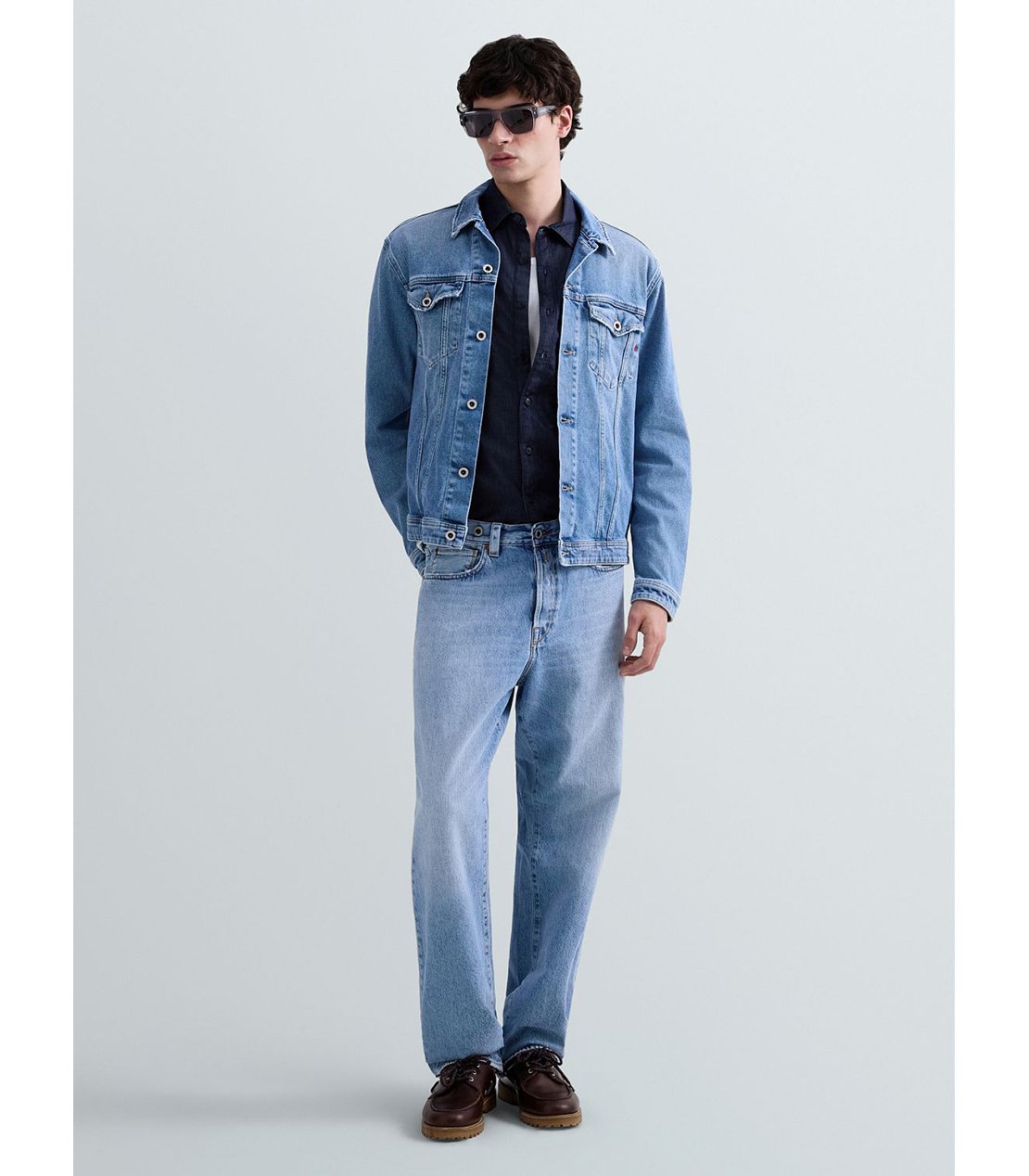 ストレッチデニムジャケット 詳細画像 ブルー 2